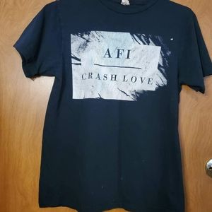 Vintage AFI 2009 Crash Love tour band t shirt.